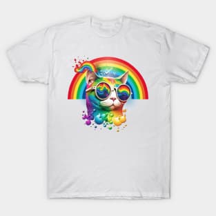 Rainbow Cat T-Shirt